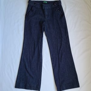 Lilly Pulitzer Palm Beach Fit Dark Wash Wide Leg Jeans